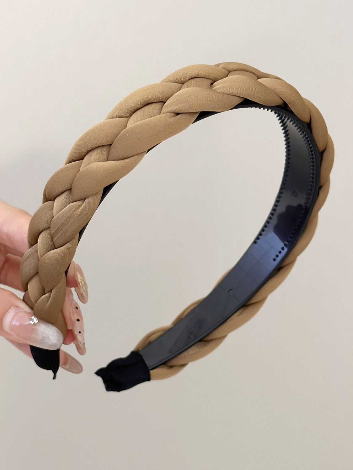 Polyester Braided Wide Headband bracelet