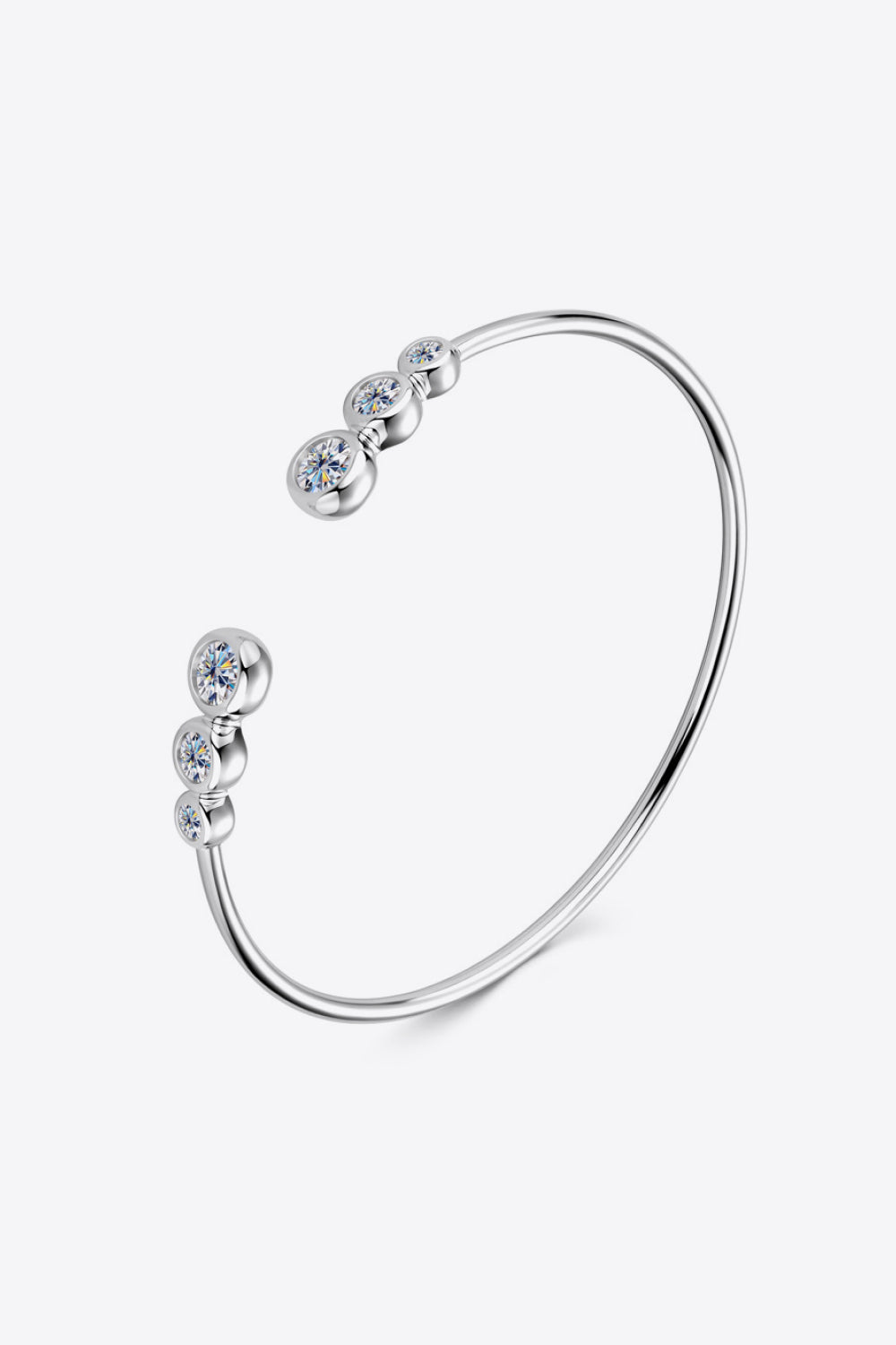 Elegant 1.8 Carat Moissanite Bracelet | 925 Sterling Silver Jewelry