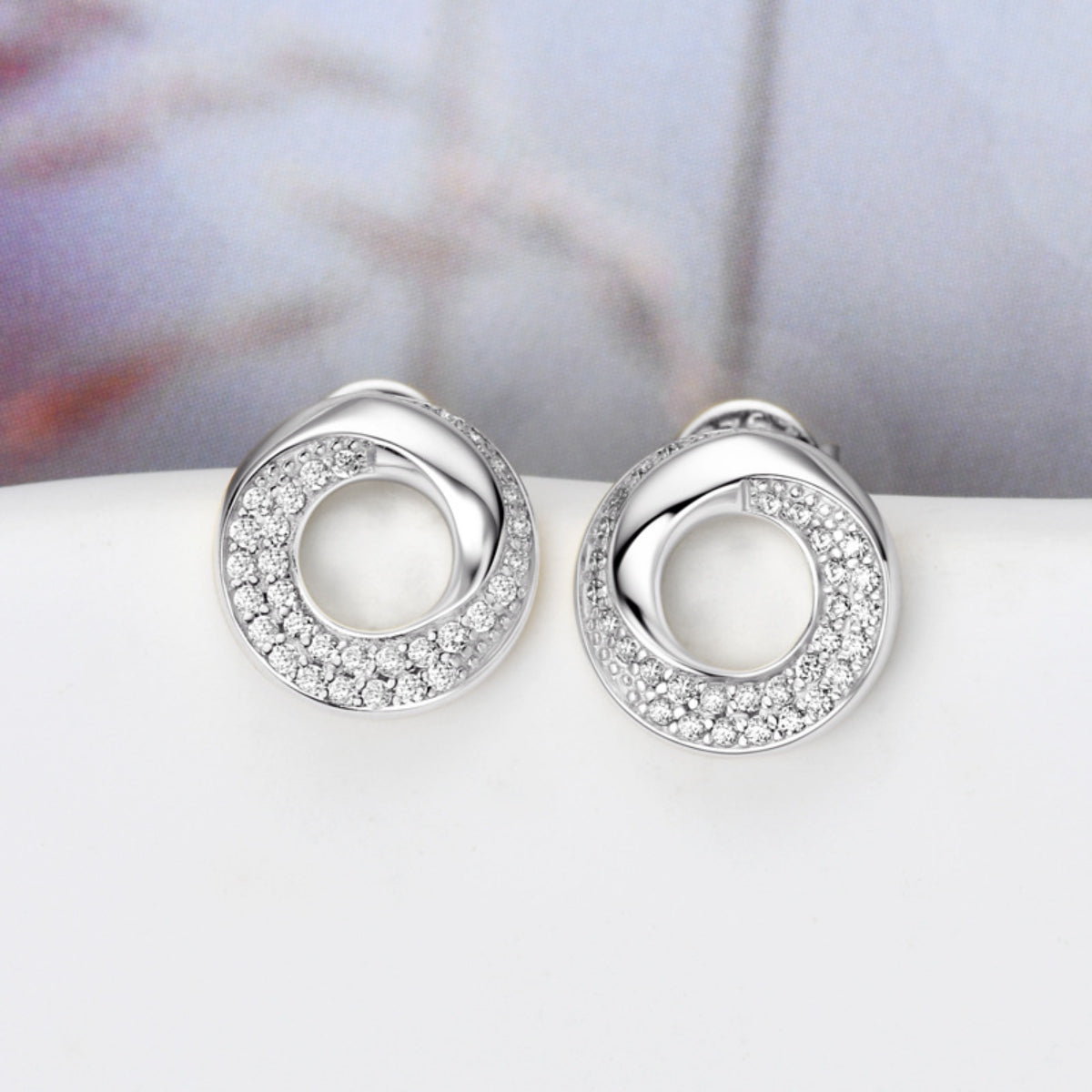 Elegant 1.9 Carat Moissanite Earrings - 925 Sterling Silver Sparkling Studs for Women