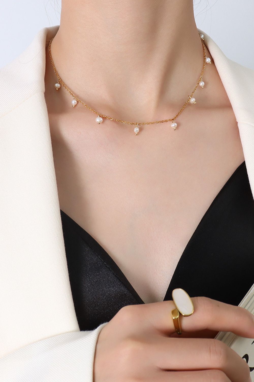 Elegant 118K Gold-Plated Chain Necklace - Minimalist Jewelry for Everyday & Special Occasions