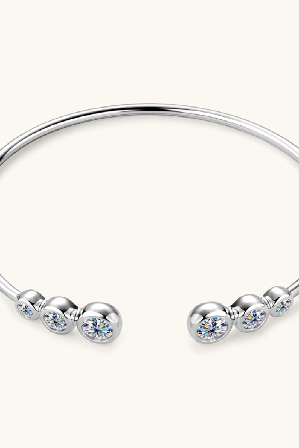 Elegant 1.8 Carat Moissanite Bracelet | 925 Sterling Silver Jewelry