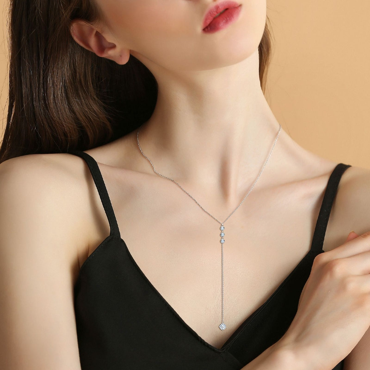 1.2 Carat Moissanite Necklace - 925 Sterling Silver | Sparkling Gift for Her