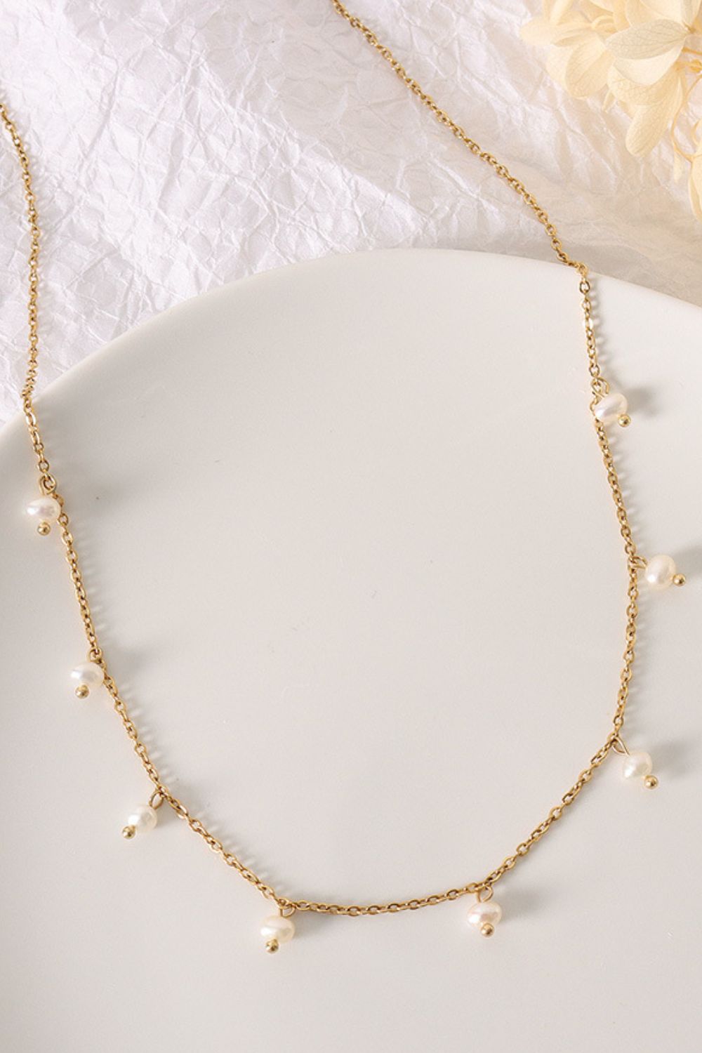 Elegant 118K Gold-Plated Chain Necklace - Minimalist Jewelry for Everyday & Special Occasions