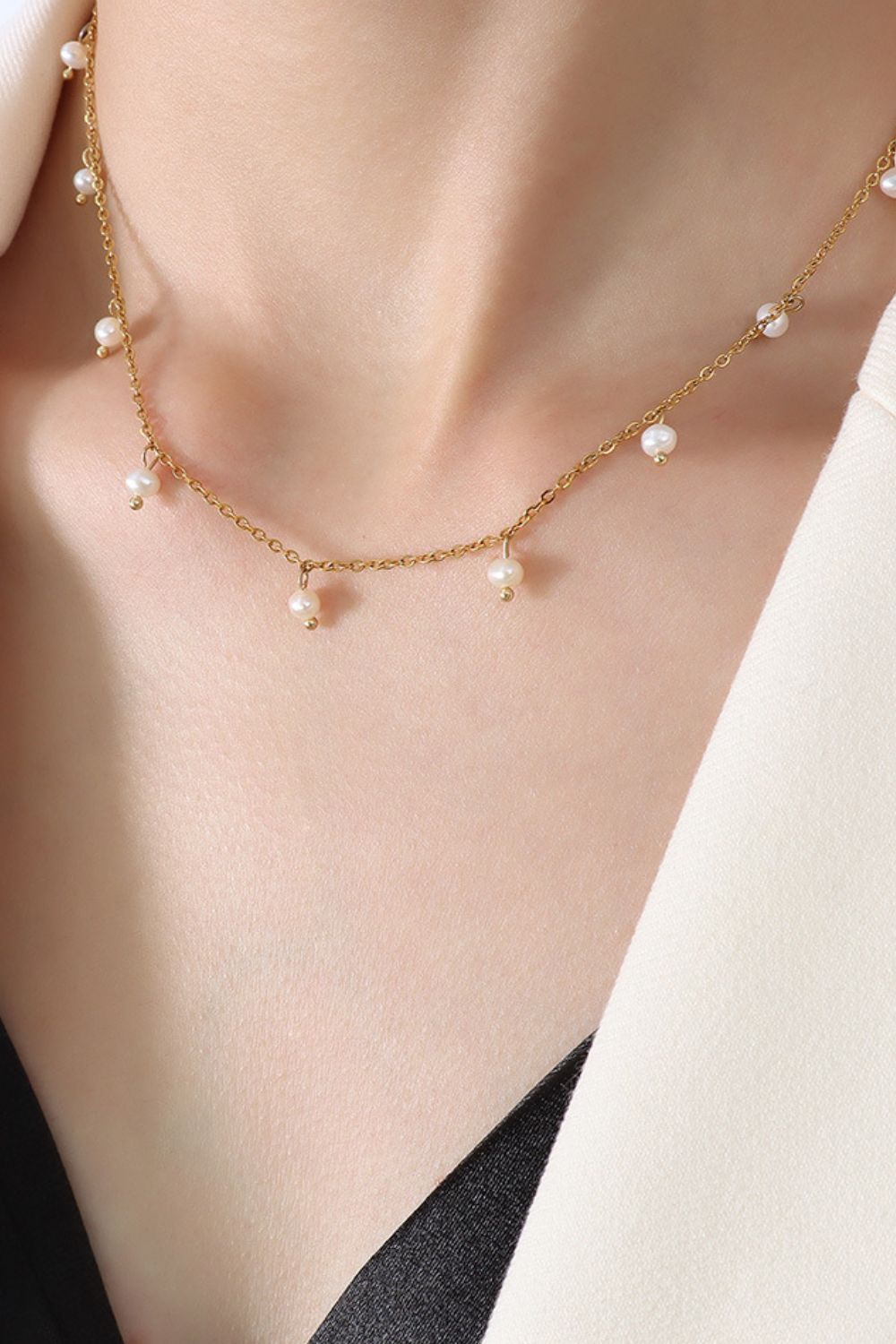 Elegant 118K Gold-Plated Chain Necklace - Minimalist Jewelry for Everyday & Special Occasions